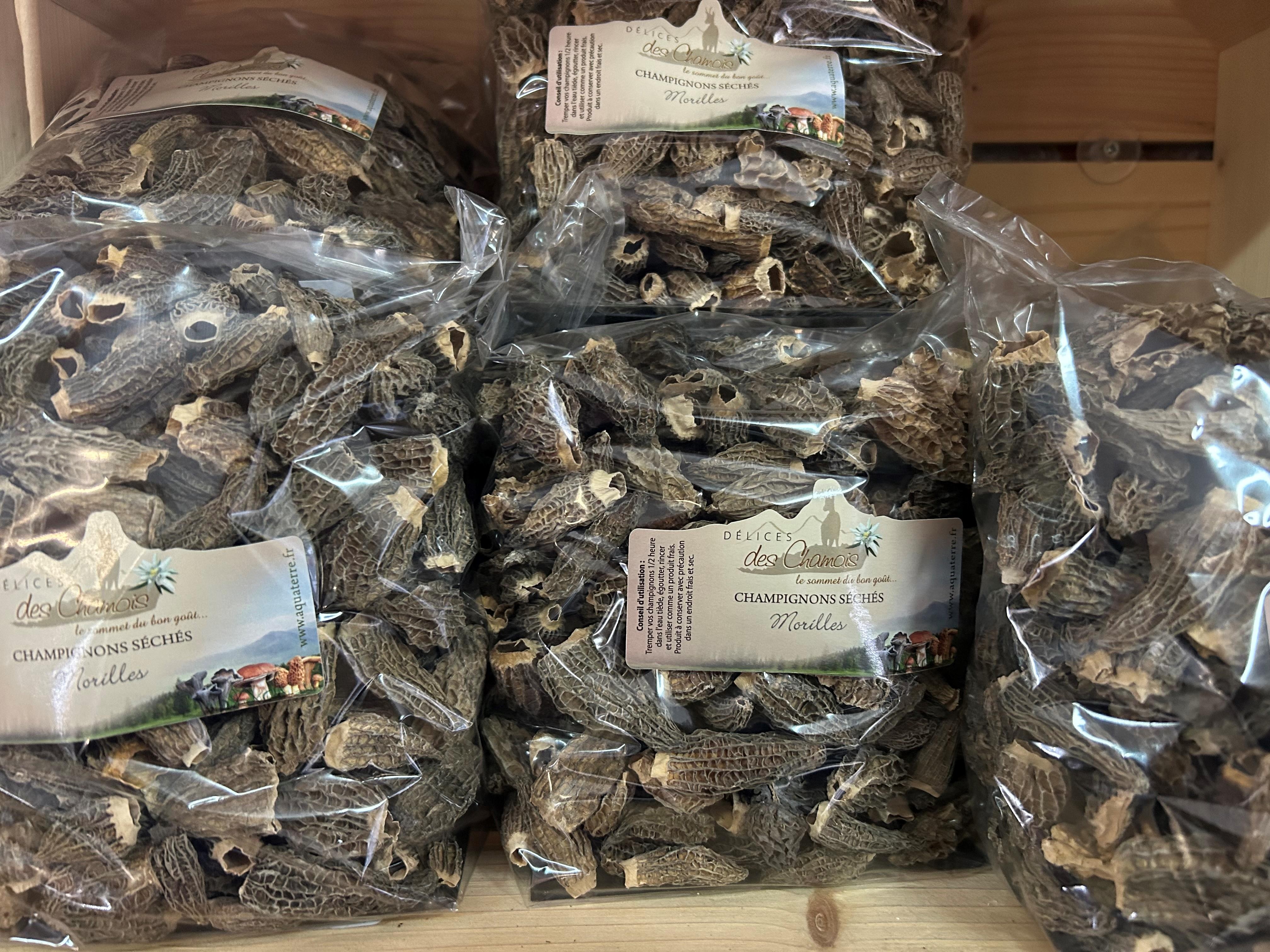 Morilles noires spéciales...