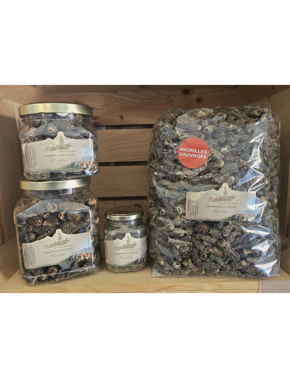 125g de morilles noires de Bourgogne pour vos recettes | Commandez en ligne
