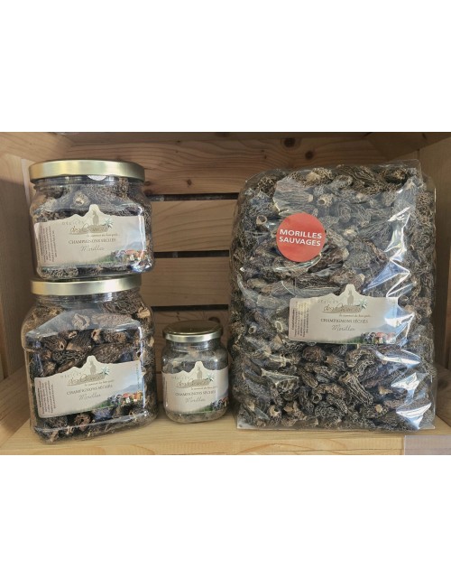 125g de morilles noires de Bourgogne pour vos recettes | Commandez en ligne