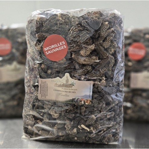 Morilles noires spéciales ( morchella conica) 1 Kg Premium 320 € au lieu de 440 € !